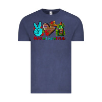 Vintage Denim peace love tequila Vintage Tee - AdoDesignShop