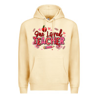 Pina Colada one loved teacher afro messy bun Premium Hoodie - texasbilliewilder
