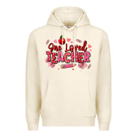 Tofu one loved teacher afro messy bun Premium Hoodie - texasbilliewilder