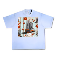 Grape Ice forklift seamless pattern Urban Heavy Tee - BundleAndBundleShop