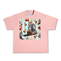 Salmon forklift seamless pattern Urban Heavy Tee - BundleAndBundleShop