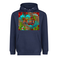 Navy latina mama Heavyweight Hoodie - Jasminsmagicworld