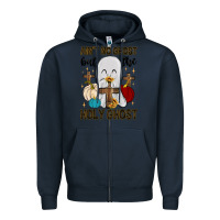 Navy ain t no ghost but the holy ghost Zipper Hoodie - MaliasSmallBusiness