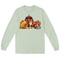 Matcha Red Barn Farm Animals Long Sleeve Tee - Jasminsmagicworld