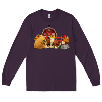 Plum Red Barn Farm Animals Long Sleeve Tee - Jasminsmagicworld