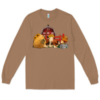 Toasted Coconut Red Barn Farm Animals Long Sleeve Tee - Jasminsmagicworld