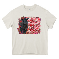 Cream you moo ve  me black angus Heavy Core Tee - RanaPortraitStore
