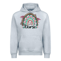 Heather Grey nurse rainbow Urban Hoodie - CowGirlArtShop