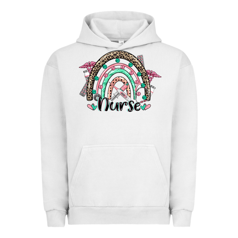 Nurse Rainbow Urban Hoodie by CowGirlArtShop | Teevron