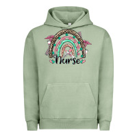 Pigment Oil Green nurse rainbow Urban Hoodie - CowGirlArtShop