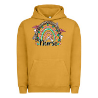 Pigment Peanut Butter nurse rainbow Urban Hoodie - CowGirlArtShop
