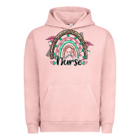 Pigment Salmon nurse rainbow Urban Hoodie - CowGirlArtShop