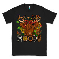 Black Just a Little Moody Classic Tee - CowhideDigitalArt