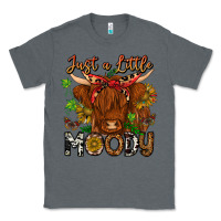 Charcoal Heather Just a Little Moody Classic Tee - CowhideDigitalArt