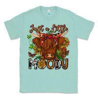 Seafoam Just a Little Moody Classic Tee - CowhideDigitalArt