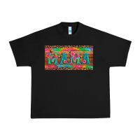 Black mama tie dye license plate template Urban Heavy Tee - Artiststas