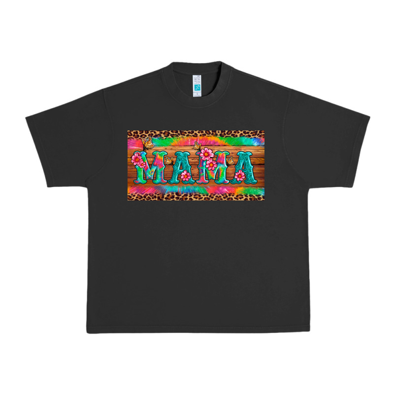 Mama Tie Dye License Plate Template Urban Heavy Tee by Artiststas | Teevron