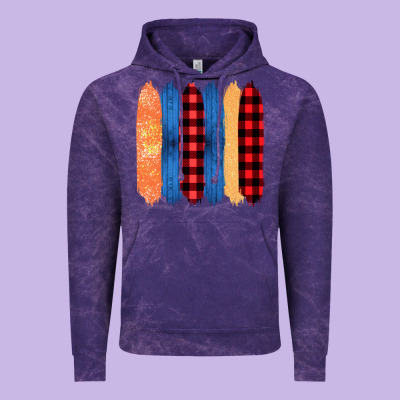 Western Farm Life Pattern Brush Stroke Vintage Hoodie Designed By Bettercallsaul