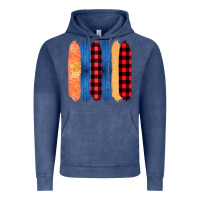 Vintage Denim Western Farm Life Pattern Brush Stroke Vintage Hoodie - Bettercallsaul