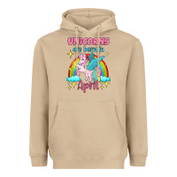 Mushroom unicorns are born in april Heavyweight Hoodie - Jasminsmagicworld