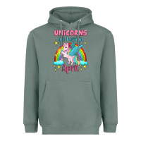 Sage unicorns are born in april Heavyweight Hoodie - Jasminsmagicworld