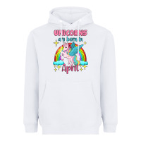 White unicorns are born in april Heavyweight Hoodie - Jasminsmagicworld