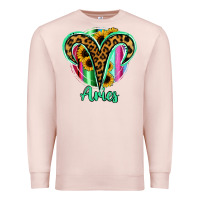Pale Pink Aries Zodiac Premium Sweatshirt - Bettercallsaul