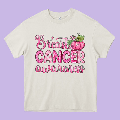 Breast Cancer Awareness Heavy Core Tee Designed By Zillion Design Studio