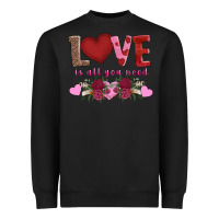 Black love is all you need Heavyweight Sweatshirt - AdoDesignShop