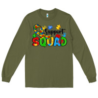 Army Green support squad Long Sleeve Tee - JahusDesignShop