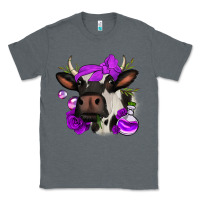 Charcoal Heather halloween roses cow Classic Tee - Jasminsmagicworld
