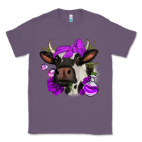 Lavender halloween roses cow Classic Tee - Jasminsmagicworld
