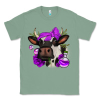Sage halloween roses cow Classic Tee - Jasminsmagicworld