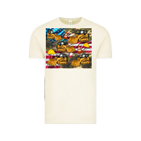 Vintage Arctic bulldozer camouflage american flag Vintage Tee - Artiststas