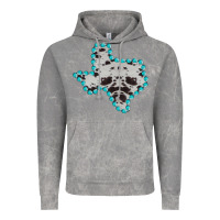 Cloud Rock Texas Map Cowhide Turquoise Gemstone Vintage Hoodie - Bettercallsaul