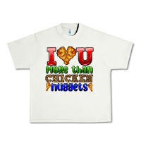 Pistachio i love you more than chicken nuggets Urban Heavy Tee - AdoDesignShop