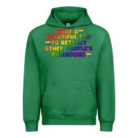 Emerald What a beautiful day to respect other people's Urban Hoodie - CowGirlArtShop