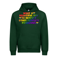 Forest Green What a beautiful day to respect other people's Urban Hoodie - CowGirlArtShop