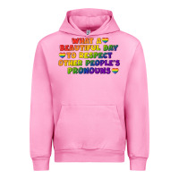 Fuchsia Pink What a beautiful day to respect other people's Urban Hoodie - CowGirlArtShop