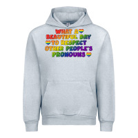 Heather Grey What a beautiful day to respect other people's Urban Hoodie - CowGirlArtShop