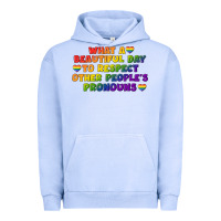 Pigment Grape Ice What a beautiful day to respect other people's Urban Hoodie - CowGirlArtShop