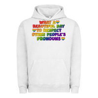 Pigment Lunar Rock What a beautiful day to respect other people's Urban Hoodie - CowGirlArtShop