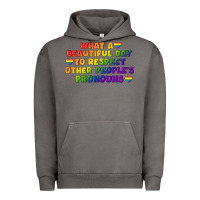 Pigment Tornado What a beautiful day to respect other people's Urban Hoodie - CowGirlArtShop