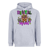 Heather Grey dental squad mardi gras teeth Heavyweight Hoodie - Jasminsmagicworld