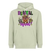 Matcha dental squad mardi gras teeth Heavyweight Hoodie - Jasminsmagicworld