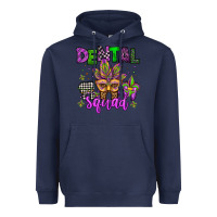 Navy dental squad mardi gras teeth Heavyweight Hoodie - Jasminsmagicworld