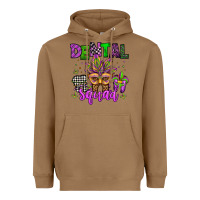 Toasted Coconut dental squad mardi gras teeth Heavyweight Hoodie - Jasminsmagicworld