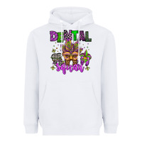 White dental squad mardi gras teeth Heavyweight Hoodie - Jasminsmagicworld