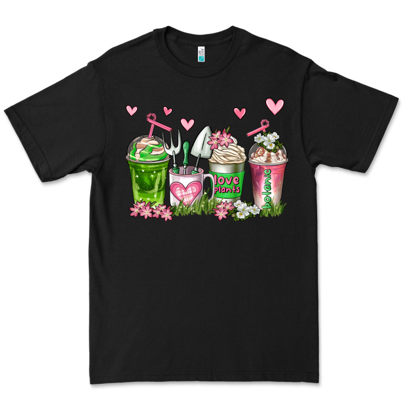 Botanic Coffee Cups Premium Tee by AdoDesignShop | Teevron