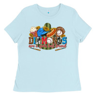 Baby Blue diamonds are a girls best friend Ladies Tee - texasbilliewilder